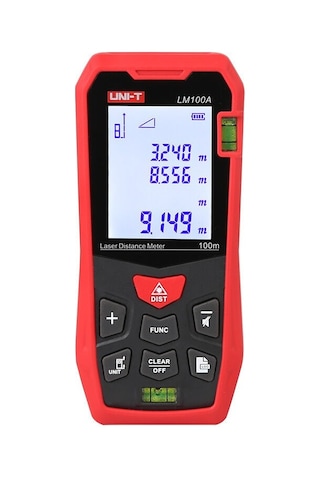Uni-T LM100A Lazer Mesafe Ölçer Lazer Metre 100 M