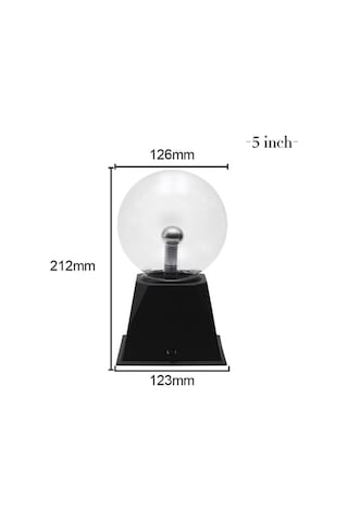 Yenilik Sihirli Kristal Plazma Topu Dokunmatik Lamba 220 V Led Gece Lambası Çocuk Gece Lambası Doğum Günü Noel Çocuk Dekor Hediye Aydınlatma 5in Diğer