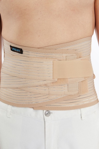 Prolife Ortopedi Çelik Balenli Korse Lumbostad Siyah 32cm Ortopedik Korse Bel Korsesi