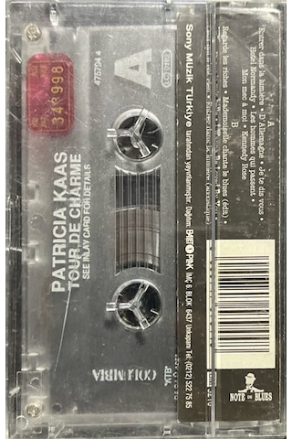 Plak Değildir Kaset Tir Kaset Patricia Kaas Tour De Charme Kase