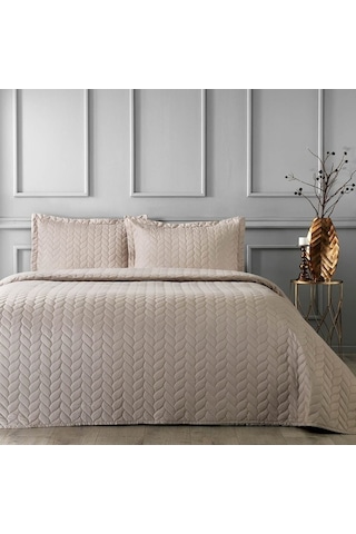 Taç Glory Camel Tek Kişilik Yatak Örtüsü Seti 180x250 cm Taç Glory Camel Tek Kişilik Yatak Örtüsü Seti 180x250 cm