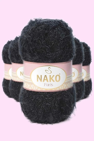 Nako 5 Adet Paris El Örgü Ipi Yünü Siyah 217 769187345224 Nako 5 Adet Paris El Örgü Ipi Yünü Siyah 217 769187345224
