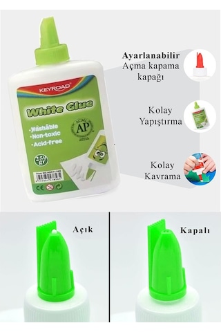 Beyaz Tutkal 60 Gr 2 Adet Keyroad Beyaz Mobilya Tutkalı 60 Gr Ahşap Tutkalı Su Bazlı Çok Amaçlı Beyaz Tutkal