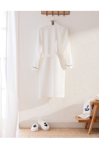 Madame Coco Marty Kimono Unisex Bornoz/terlik Seti Born0000000019beyaz