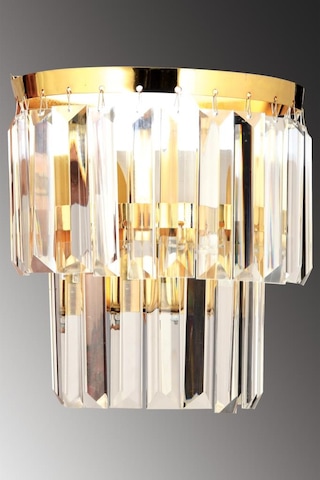 İstanbul Avize Tokyo Tekli Gold Aplik Altın