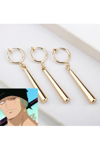 BANDAI One Piece - Roronoa Zoro Küpe (3'lü Set) Çok Renkli