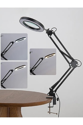 Wlue Flexible Metal 72 Led Ring Masa Lambası 360 Dönebilen Esnek Diğer