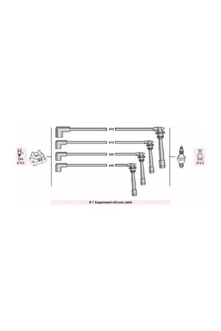 Buji- Kablosu Era 1400-1600 16v 2006-accent Gl / Getz 1400 2005-06-admıre 1600 2003-05 Netex Ntx Sp0
