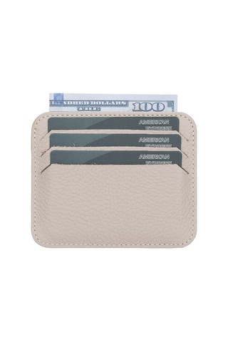 Toyigoo Toyigoo Pedro Slim Deri Kartlık Erc3 Bej