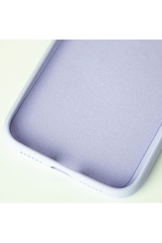 Xiaomi Redmi Note 8 Pro Uyumlu Kış Çiçeği Tasarımlı Lila Lansman Telefon Kılıfı
