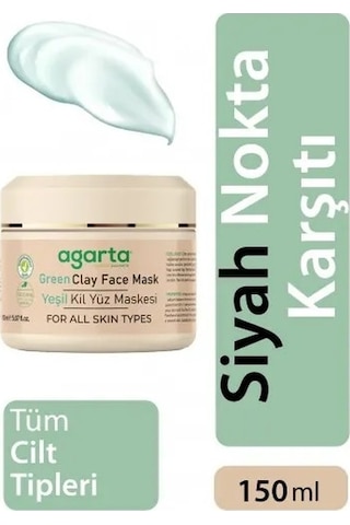Agarta Doğal Yeşil Kil Maskesi 150 ML
