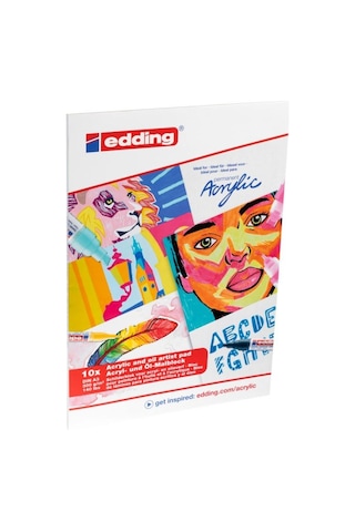 Edding Akrilik ve Yağlıboya Pad 300Gr. A3 - 10 Yaprak