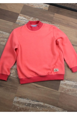 Alexandergardi Alexandergardı Yarım Balıkçı Yaka Çocuk Sweatshirt C19-138927 001 Pembe