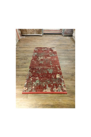 Palette Pa04c Bordo-gri Halı Çok Renkli