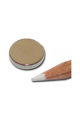 10 Adet Çap 15Mm X Kalınlık 3Mm Güçlü Yuvarlak Neodyum Mıknatıs