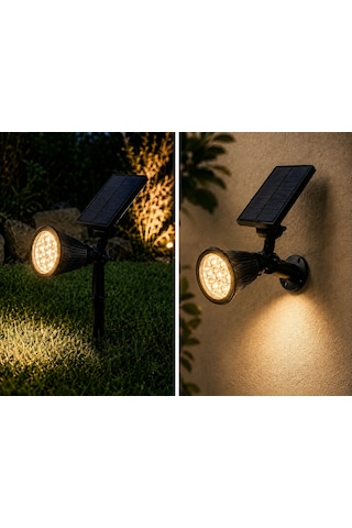Noas Yl74 0702 S 7w 3200k Gün Işığı Solar Bahçe Armatürü