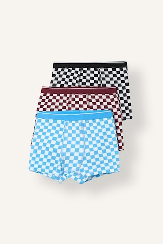 Defacto Dama Desenli Elastik Bel 3lü Boxer Erkek Çocuk I3724a826aube335 Mavi-be335