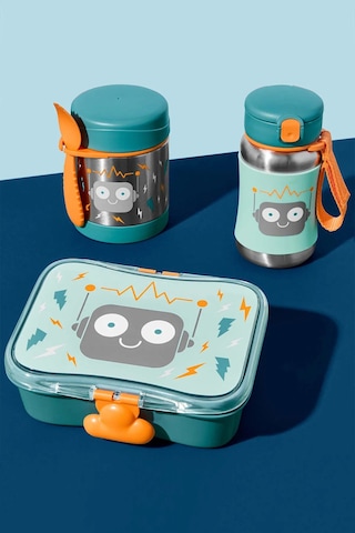 Skip Hop Spark Style Pipetli Paslanmaz Çelik Suluk Robot Karışık