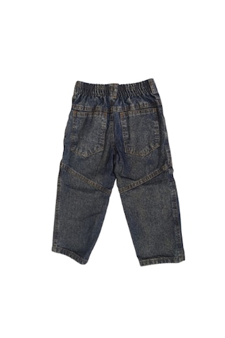 Çocuk Kot Pantalon Spıder Men Yazılı Mavi
