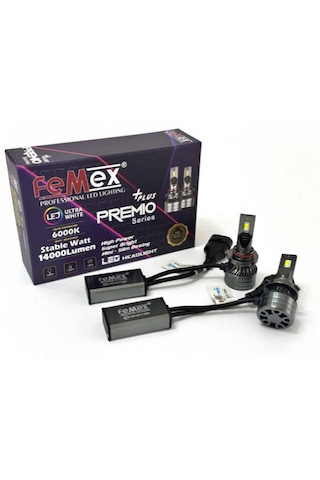 Premio Plus Hb3 9005 Şimşek Etkili Led Xenon 14000 Lumen