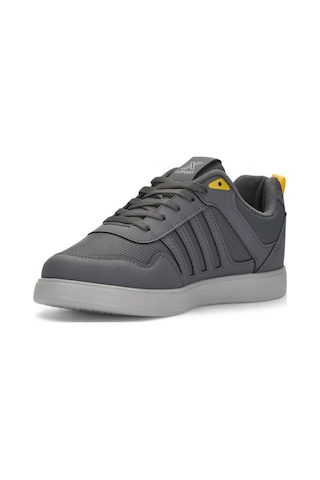 Luttoon 4189-24 Deri Anatomik Hafıza Taban Kadın Sneaker Füme Sarı Füme
