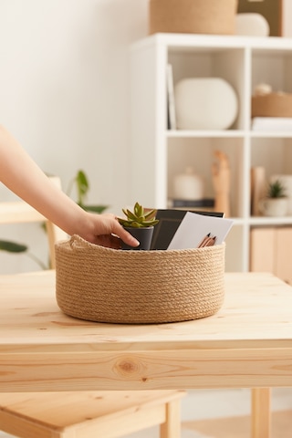 Ocean Home Textile Jüt Halat Sepet 30 x 12 cm