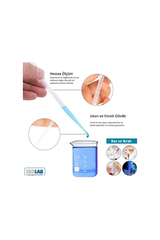 Damlalık - Plastik Pastör Pipet - 1 Ml - 500 Adet/kutu - Polietil