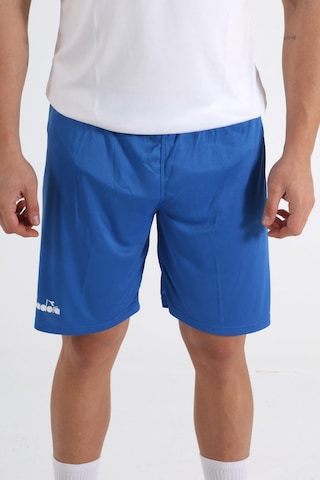Diadora Düz Antrenman Şortu Sax Mavi