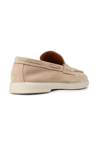 Deery Erkek Hakiki Süet Bej Loafer Ayakkabı - 02028mbejc01