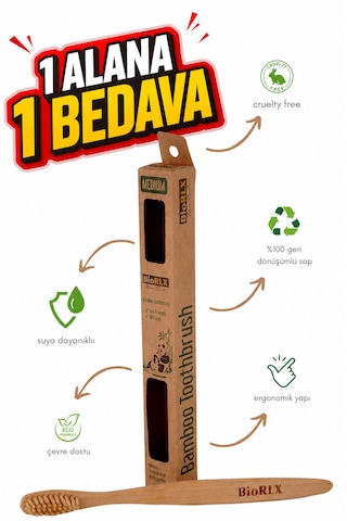 Bambu Diş Fırçası Medium Çevre Dostu Bpa Free - Bamboo Toothbrush Bambu Diş Fırçası Medium Çevre Dostu Bpa Free - Bamboo Toothbrush
