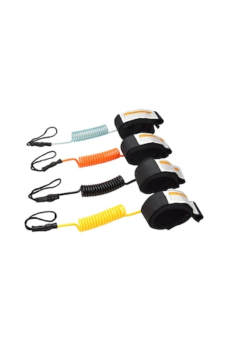 Neevoyu Tpu Malzeme Sürf Tahtası Güvenlik Kemer, 55.5-160cm Uzunluk, 5mm Çap, Ayak Bileği Döngüsü, Turuncu Renk