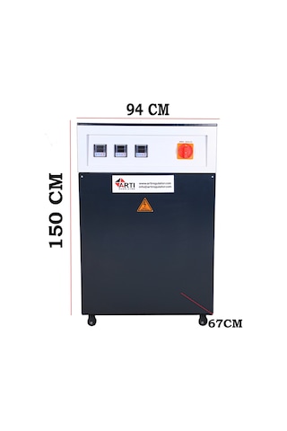 Artı Regülatör 120 kVA Trifaze Servo Kontrollü Voltaj Regülatörü