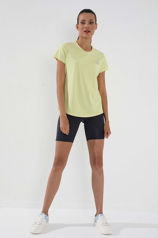 Tommy Life Limon Basic Kısa Kol Standart Kalıp O Yaka Kadın T-shirt - 97144 Limon Sarı