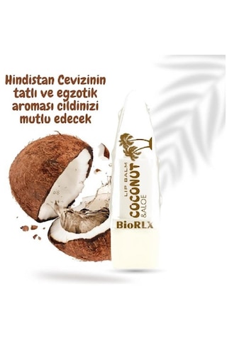 Biorlx Coconut Lip Balm - Stant 12'li