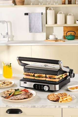 Karaca Gastro Gourmet 2000 W 6 Dilim Kapasiteli Izgara Ve Tost Makinesi