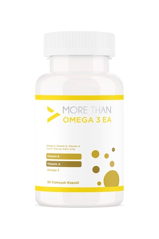More Than Omega 3 EA Takviye Edici Gıda 30 Yumuşak Kapsül