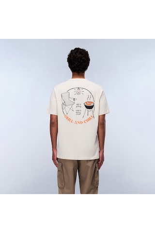 Napapijri Yukis Erkek Beyaz T-shirt Np0a8925n1j1 Beyaz