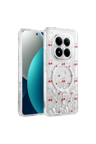 Onegif Xiaomi Redmi Note 15 Pro 4g Misk Simli Magsafe Kapak - Desen 5 Kod: 0065