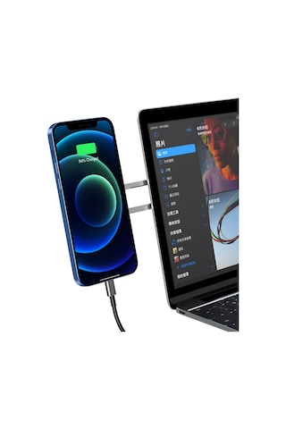 E2M STD-09 LAPTOP İÇİN METAL TELEFON TUTUCU GRİ