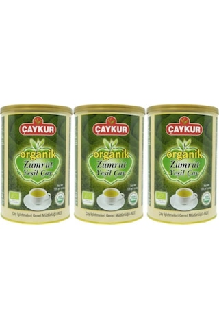 Çaykur Organik Zümrüt Yeşil Çay 3 x 125 G