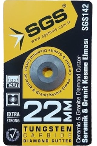 Sgs Seramik-Granit Kesme Elması Titanyum 22 MM Sgs142