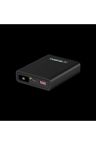 Enerx Enr-p10188dc Powerbank 10.000 Mah Dijital Ekranlı Fenerli Usb+type-c 2.1a Beyaz Siyah