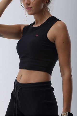 Kaşkorse Siyah Fitilli Bra Siyah