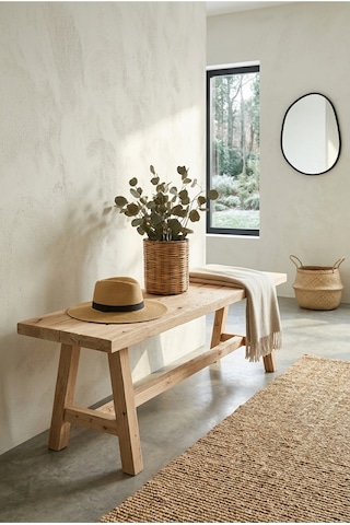 Kafka Ahşap Grete Bench 30x150x60 özel ölçüdür
