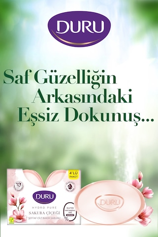 2 Adet Duru Hydra Pure Sakura Banyo Sabunu 4x135 G Diğer