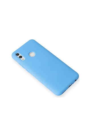 Newface Huawei P Smart 2019 Kılıf Nano İçi Kadife Silikon Semeglbl - 55 - Mavi