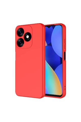 Tecno Spark 10c Kılıf Yumuşak Silikon Kamera Korumalı Lansman Pazarplus Lila