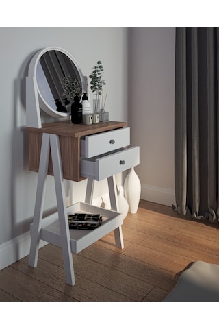 Nesseshop Nesse Rose Makyaj Masası Dekoratif Ve Kullanışlı