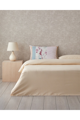 English Home Patch Bouquet Çift Taraflı Pamuklu Çift Kişilik Nevresim Seti 200x220 Cm Yeşil-sarı