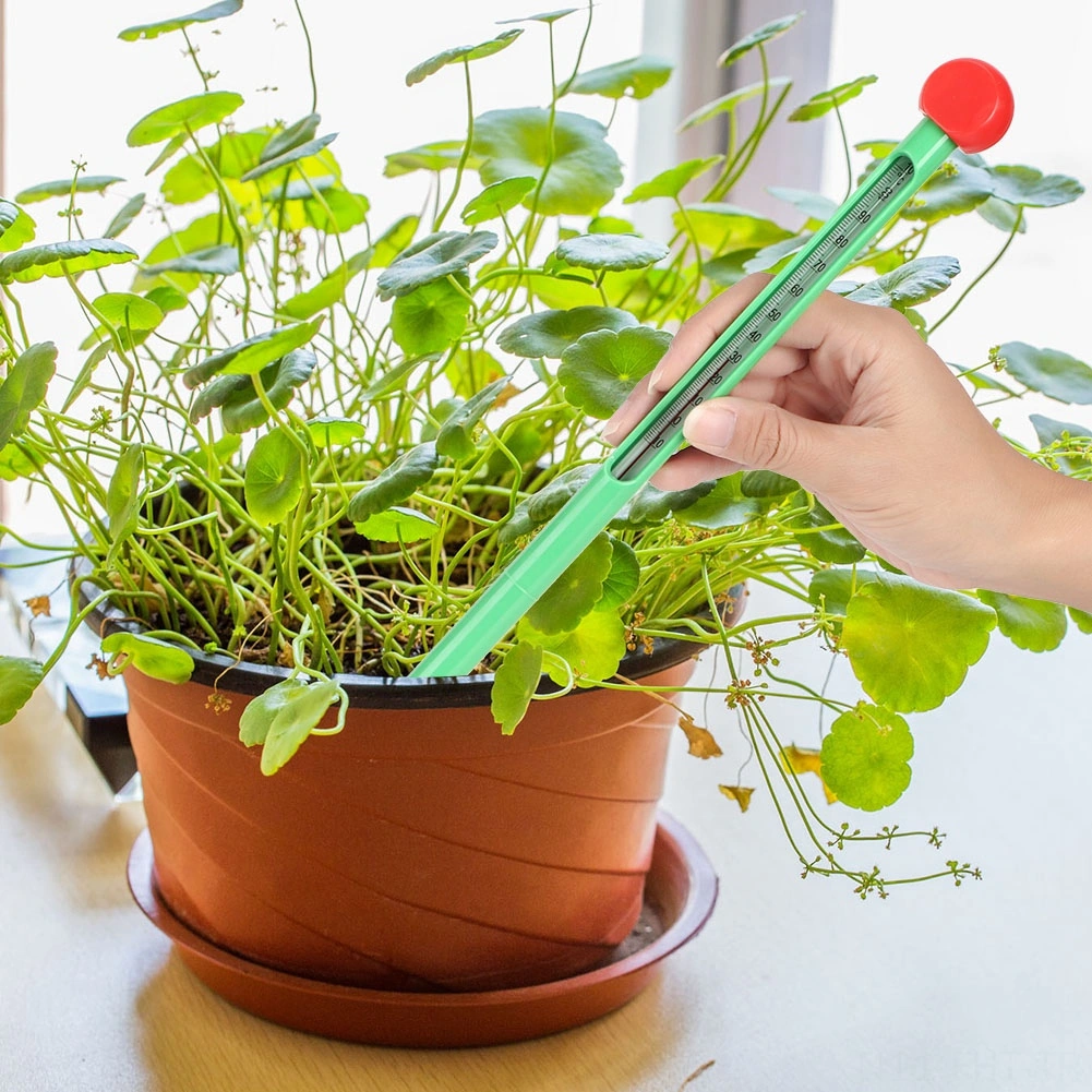 Hangfox Toprak Sıcaklığı Ölçer, Cam Çubuklu, Batırmalı, -10 C/+110 C Aralığı, Bahçe/çiftlik İçin, Pil Gereksiz, Hassas Okuma